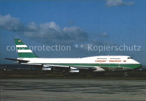 Flugzeuge Zivil Cathay Pacific Boeing 747-300