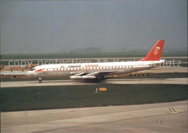 Flugzeuge Zivil Pomair Ostend Douglas DC-8-33 OO-TCP