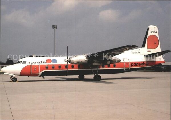 Flugzeuge Zivil Pan Adria Fairchild FH-227B YU-ALD c/n