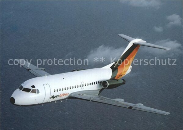 Flugzeuge Zivil Pilgrim Airlines Fokker F28 Mk3000 N163