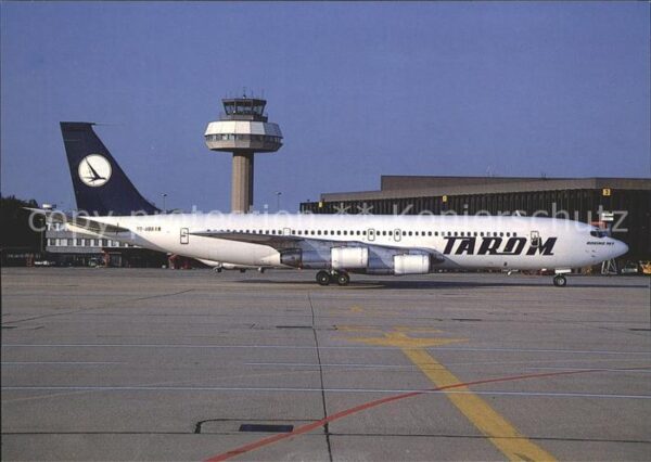 Flugzeuge Zivil Tarom Boeing 707 Flughafen Hannover Lan