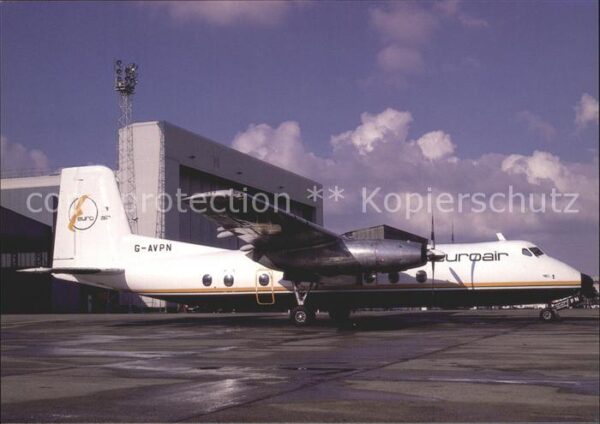 Flugzeuge Zivil Euroair Handley Page Herald 213 G-AVPN