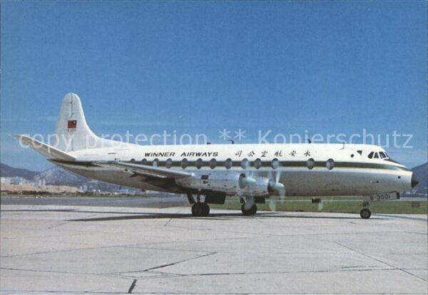 Flugzeuge Zivil Winner Airways V806 Viscount B-3001
