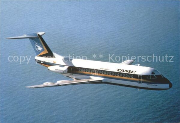 Flugzeuge Zivil TAME Fokker F-28-4000 Fellowship HC-BMD