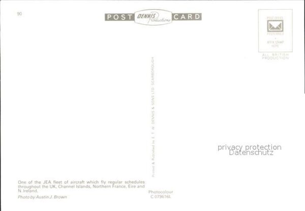 Flugzeuge Zivil Jersey European Airways Shorts SD360 – Bild 2