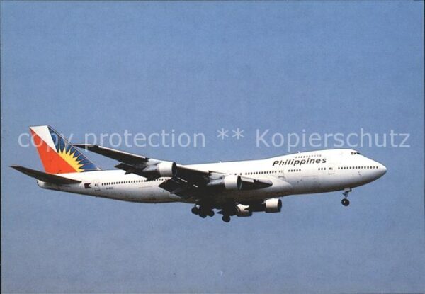 Flugzeuge Zivil Philippines Boeing 747 EI-BZA