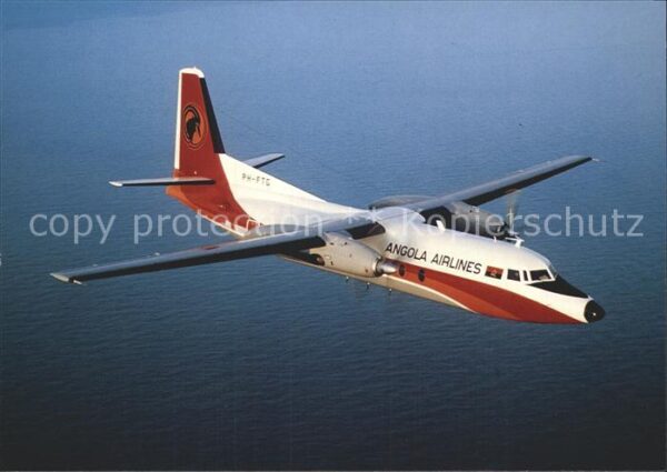Flugzeuge Zivil TAAG Angola Airlines Fokker F27 Mk600 P