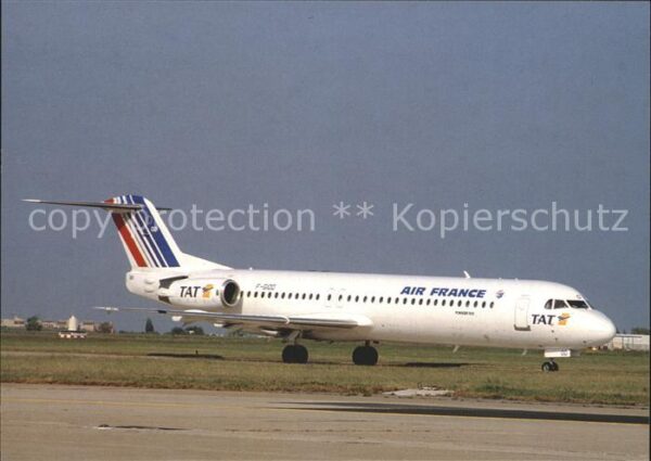 Flugzeuge Zivil Air France TAT Fokker 100 F-GIOD