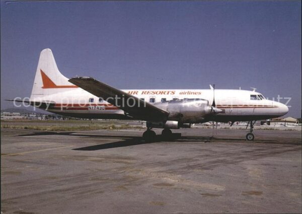 Flugzeuge Zivil Air Resorts Airlines Convair 580 N7743U