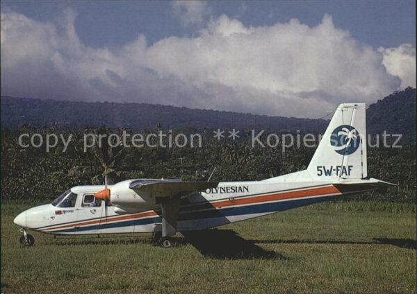 Flugzeuge Zivil Polynesian Pilatus BN-2A Islander 5W-FA
