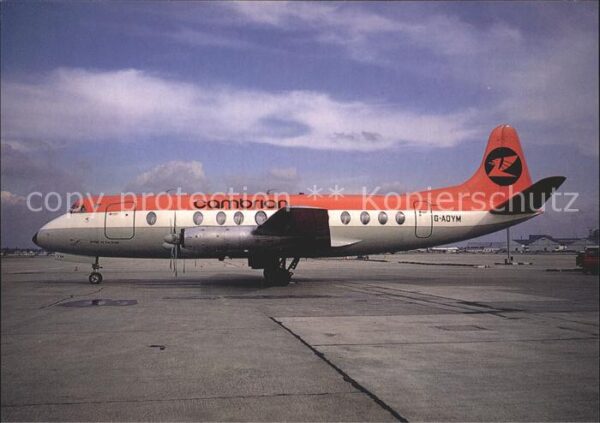 Flugzeuge Zivil Cambrian Viscount 806 G-AOYM c/n 262