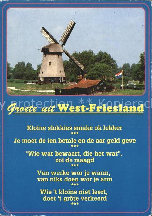 Haarlem Mühle in West-Friesland