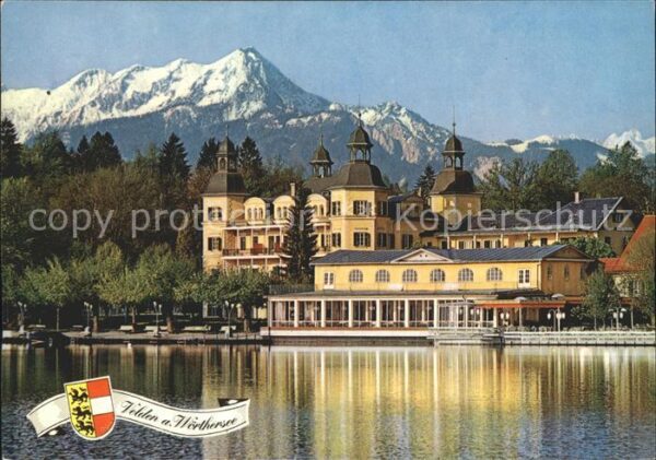 Velden Woerthersee Alpenseebad Velden mit Schloss und Mitt