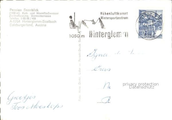 Hinterglemm Saalbach Pension Sonnblick – Bild 2