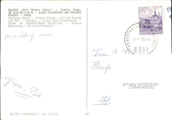 Scheffauer Kaiser Gasthof Zum Wilden Kaiser Skigebiet – Bild 2