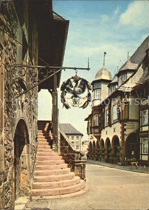 Goslar Eingang zum Ratskeller Aufgang zum Huld