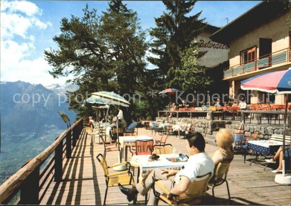 Merano Meran Hotel Belverdere Hafling Terrasse
