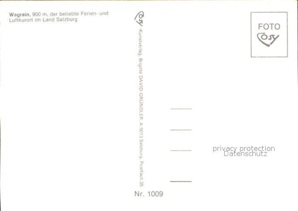 Wagrain Salzburg Ortspartie – Bild 2