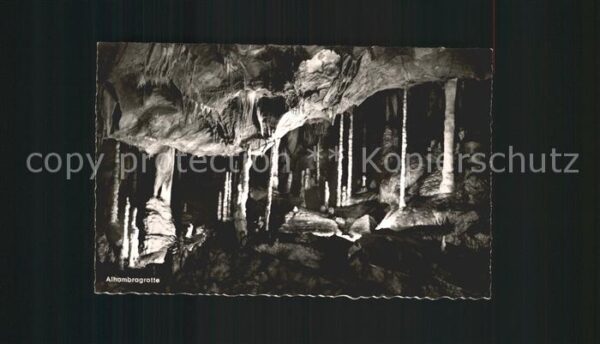 Hoehlen Caves Grottes Tropfsteinhöhle Attendorn Alhambragrott
