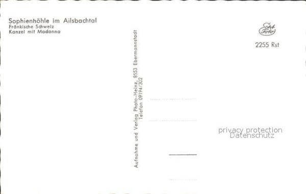 Hoehlen Caves Grottes Sophienhöhle Ailsbachtal Fränkische Sch – Bild 2