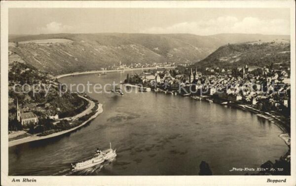 Foto Kratz Nr. 700 Boppard Rhein