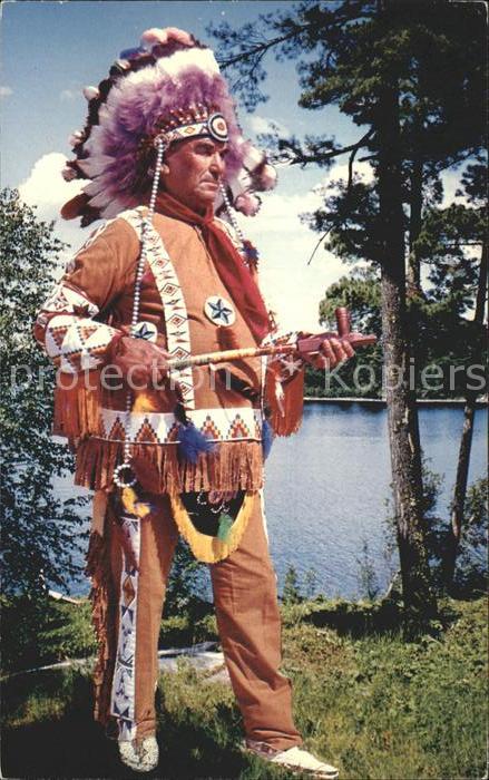 Indianer Native American Canadian Indian Chief Ceremonial Dress