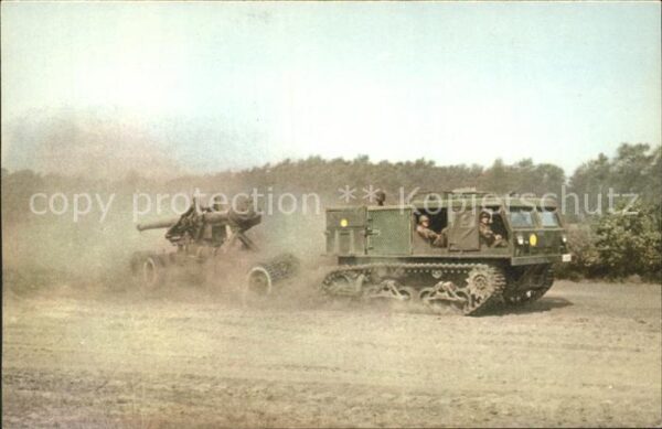 Panzer Tank Canon de 155 mm tracte