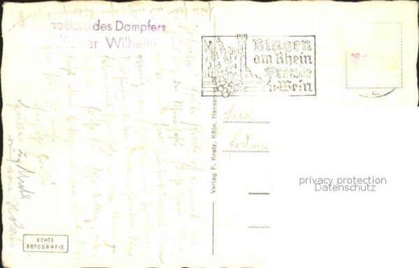Foto Kratz Nr. 495 a Koblenz Das Deutsche Eck – Bild 2