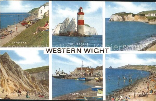 Leuchtturm Lighthouse Needles Western Wight Yarmouth Totland