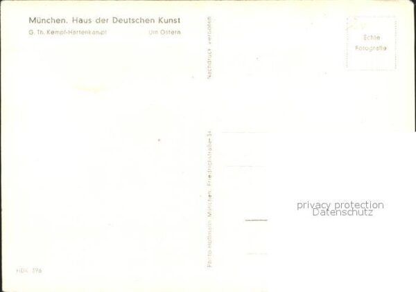 Verlag HDK Nr. 396 G. Th. Kempf-Hartenkampf Um Ostern – Bild 2
