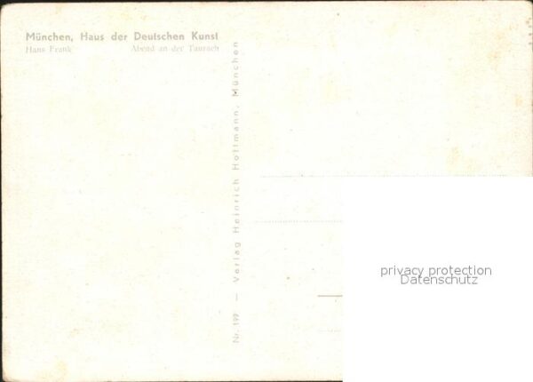 Verlag HDK Nr. 199 Hans Frank Abend an der Taurach – Bild 2