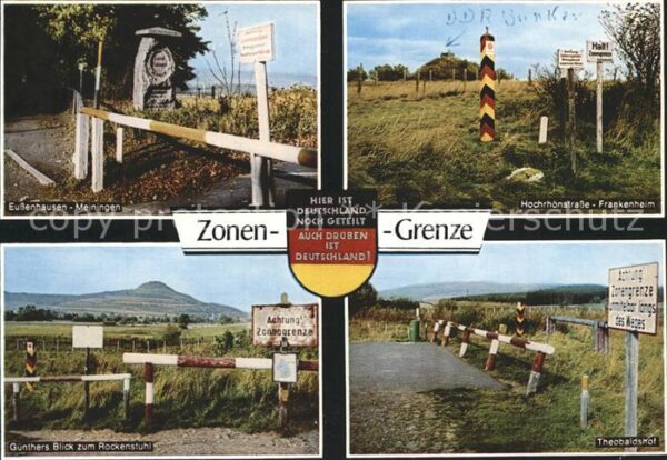 Grenze Douane Zoll Rhön Eussenhausen-Meiningen Theobaldsho