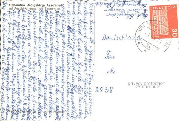 Alphorn Alphorntrio Morgebärg Aeschiried Thuner – Bild 2