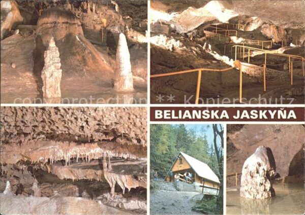 Hoehlen Caves Grottes Belianska Jaskyna Palmova sien Trpaslic