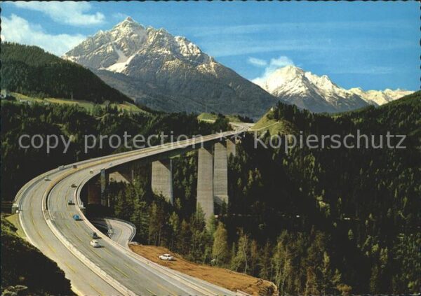 Bruecken Bauwerke Europabrücke Brennerautobahn Schönberg