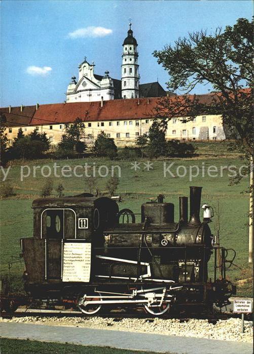 Lokomotive Härtsfeldbahn Abtei Neresheim
