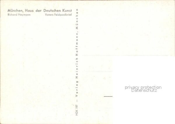 Verlag HDK Nr. 197 Richard Heymann Vaters Feldpostbrie – Bild 2