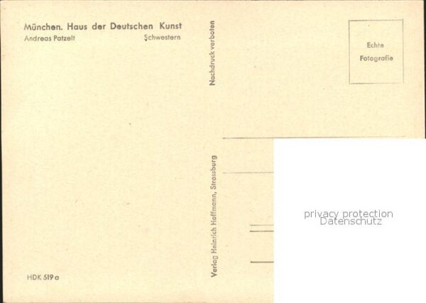 Verlag HDK Nr. 519a Andreas Patzelt Schwestern – Bild 2