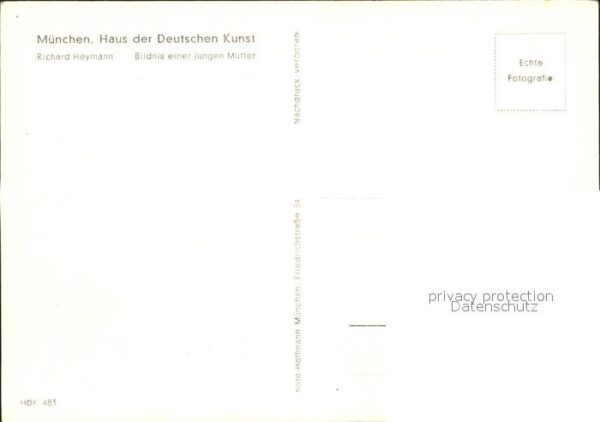 Verlag HDK Nr. 483 Richard Heymann Bildnis einer junge – Bild 2