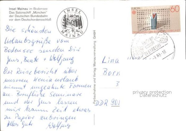 Motorschiffe München Insel Mainau Deutschordensschlo – Bild 2