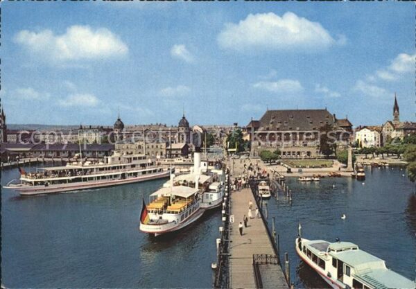 Motorschiffe Konstanz Hafen Konzil