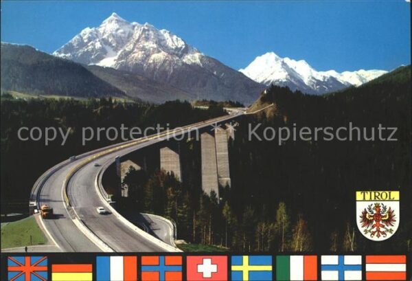 Autobahn Brennerautobahn Europabrücke Innsbruck