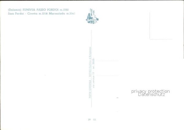 Seilbahn Funivia Passo Pordoi Civetta Marmolada – Bild 2