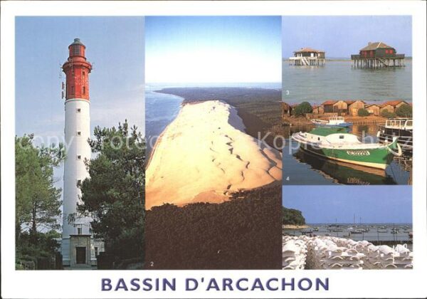 Leuchtturm Lighthouse Phare Cap Ferret Bassin d_Arcachon