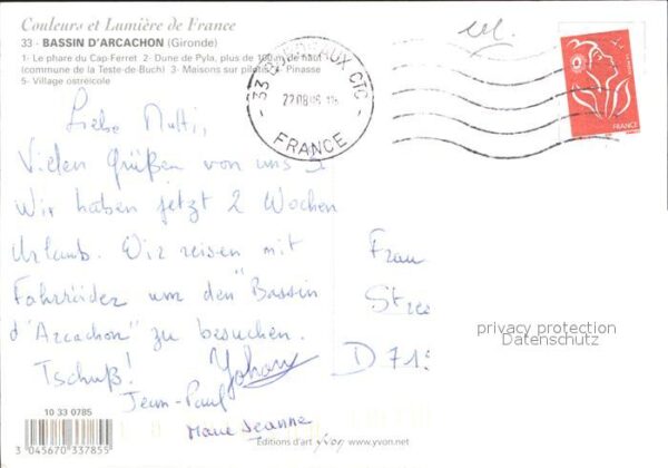 Leuchtturm Lighthouse Phare Cap Ferret Bassin d_Arcachon – Bild 2