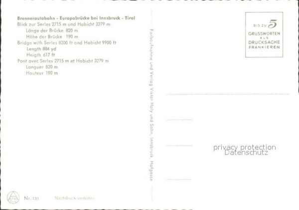 Autobahn Brennerautobahn Europabrücke Innsbruck – Bild 2