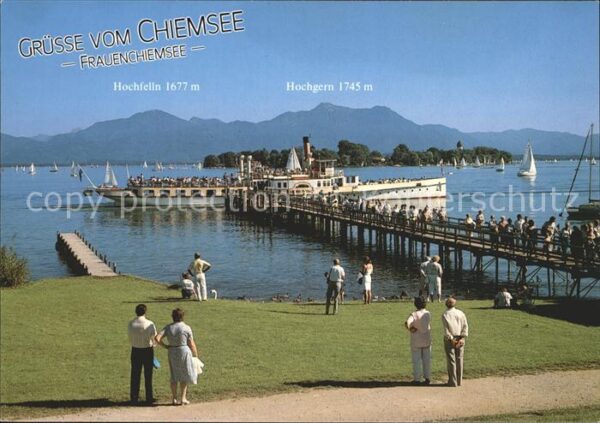 Dampfer Seitenrad Frauenchiemsee
