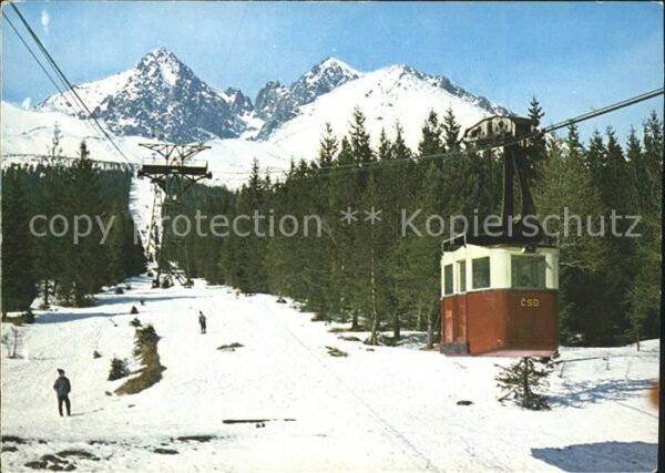 Seilbahn Vysoke Tatry Hohe Tatra Lanovka na Lomn