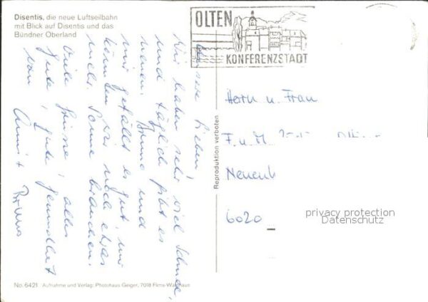 Seilbahn Disentis Bündner Oberland – Bild 2