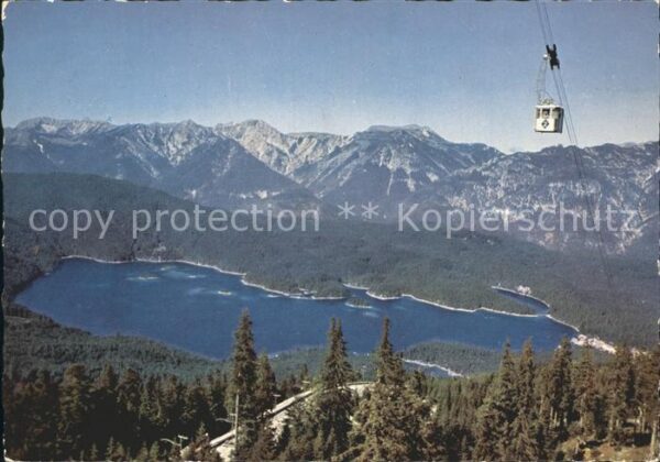 Seilbahn Zugspitz-Seilbahn Eibsee Ammergauer Ber